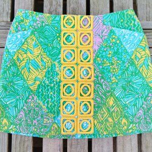Lilly Pulitzer Marigold Sundance Skort Size 4